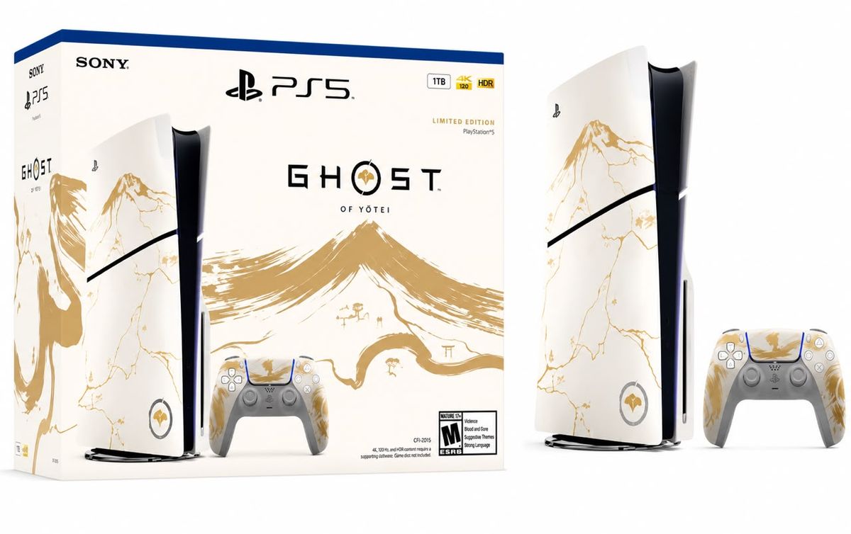Console Sony Playstation 5 Slim Edição Limitada Ghost of Yotei